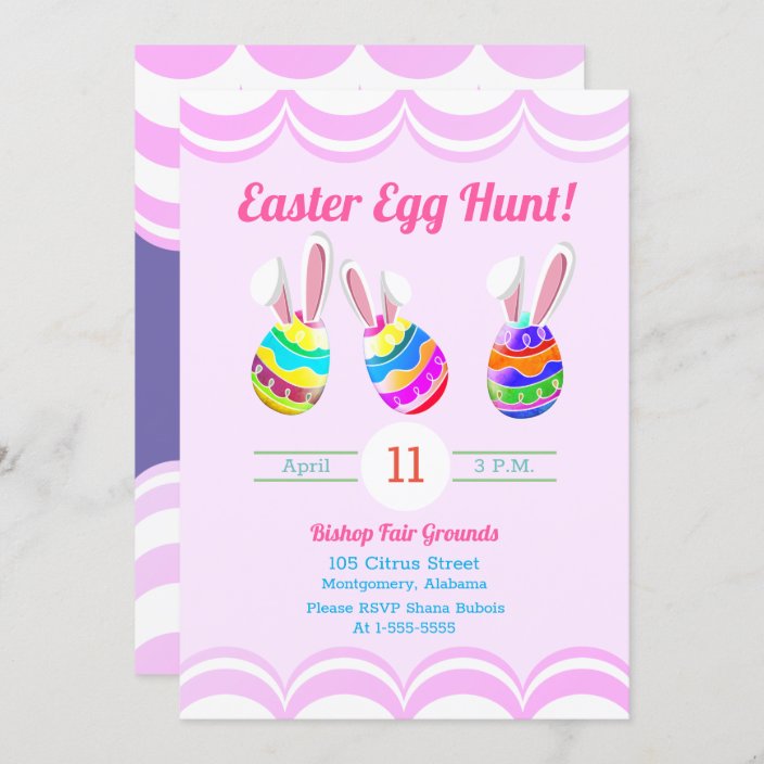 Easter Egg Hunt Invitation | Zazzle.com