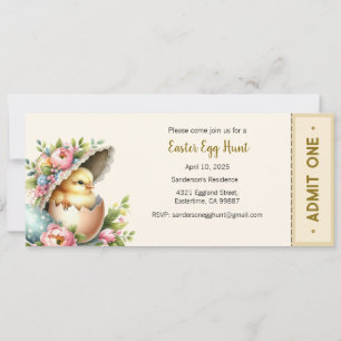 Easter Egg Hunt Invitation, Easter Party Invitation