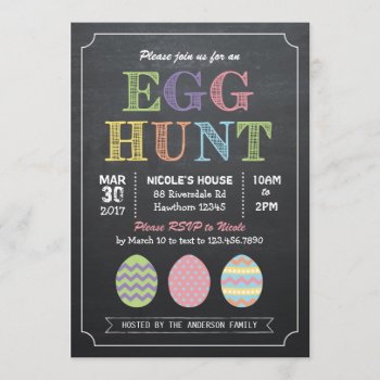 Easter Egg Hunt Invitation / Egg Hunt Invitation by LittleApplesDesign at Zazzle