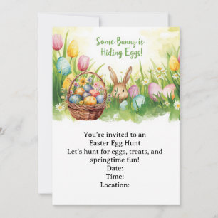 Easter Egg Hunt Invitation – Spring Easter Party