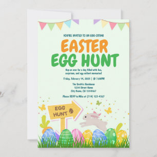Easter Egg Hunt Invitation Template