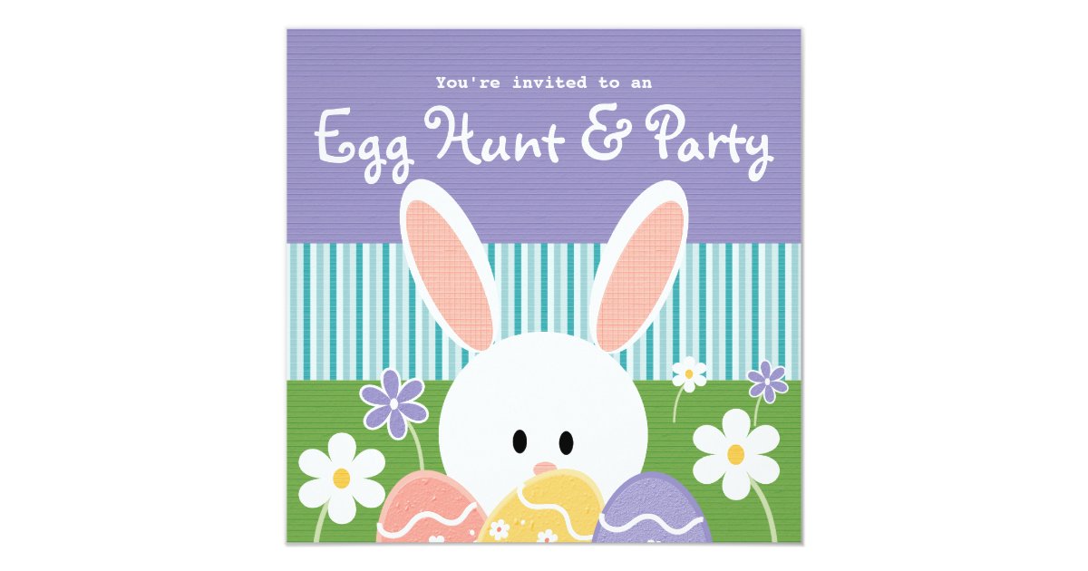 Easter Egg Hunt Invitations | Zazzle.com