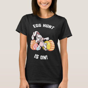 Easter Egg Hunt Is On Dabbing Bunny Candy kids  Sp T-Shirt