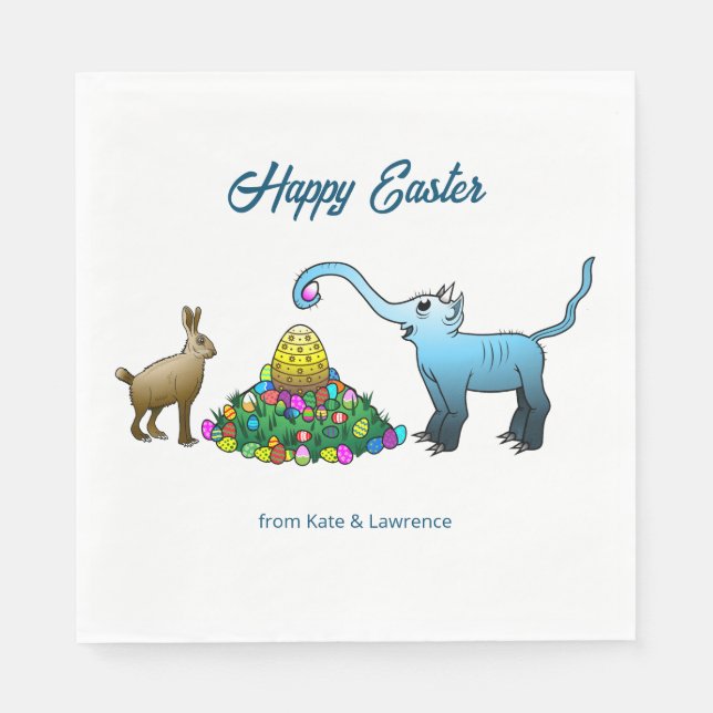 Easter Egg Hunt Napkins (Front)