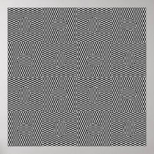 Easter Egg Hunt OpArt Poster