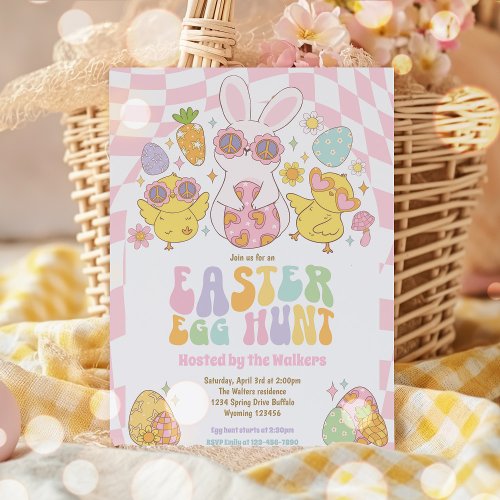 Easter Egg Hunt Party Easter Egg Neighborhood Hunt Invitation