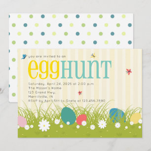 Easter Egg Hunt Party Invitation