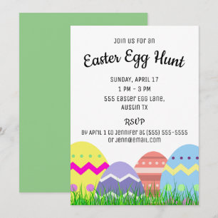 Easter Egg Hunt Party Invitation