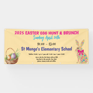 Easter Egg Hunt Personalized Banner