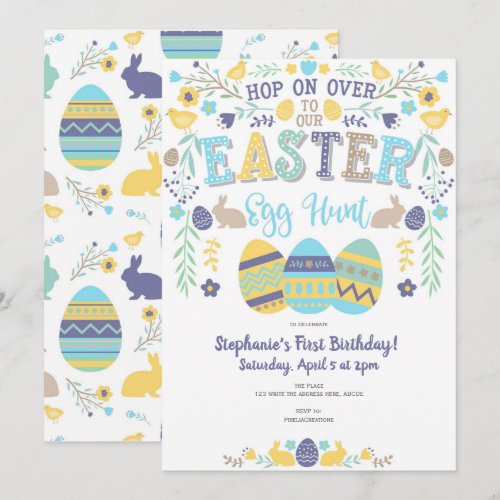 Easter egg hunt, Spring, Bunny, Girl Birthday