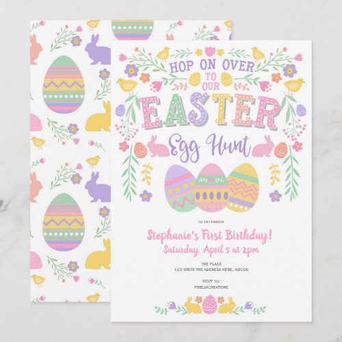 Easter egg hunt, Spring, Bunny, Girl Birthday