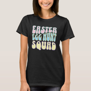 Easter Egg Hunt Squad Cute Quote Saying Retro Styl T-Shirt