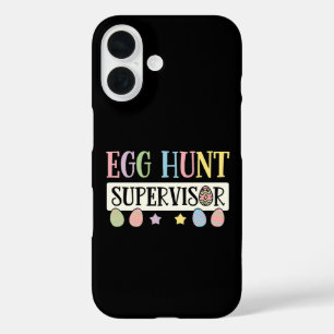 Easter Egg Hunt Supervisor Funny Family Easter iPhone 16 Case
