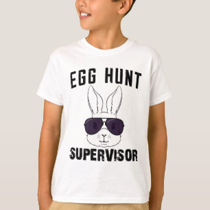 Easter Egg Hunt Supervisor Funny Mom Dad Men Women T-Shirt