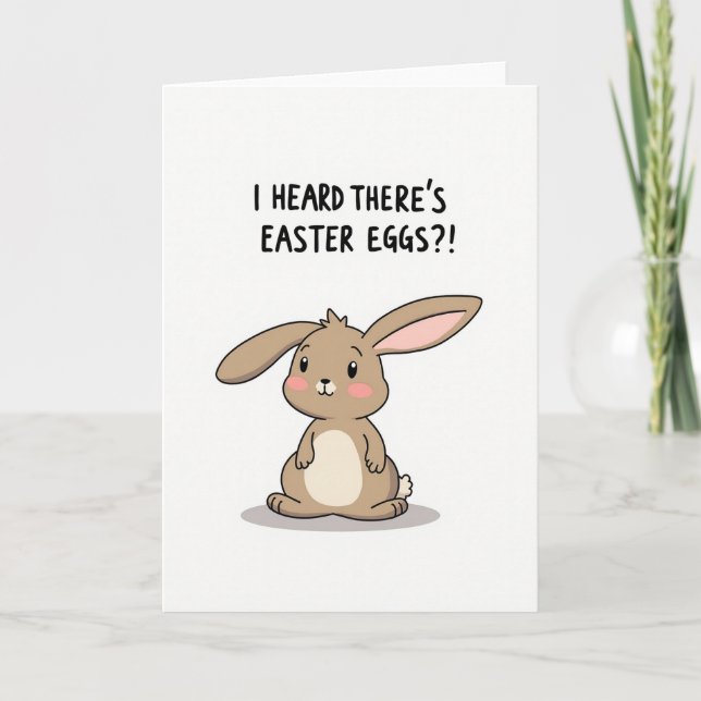 Easter Egg Hunt Surprise Card (Front)