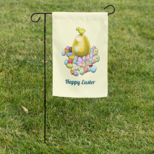 Easter Egg Hunt Tote Bags Garden Flag