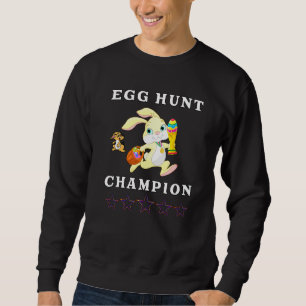 Easter Egg Hunt World Champions Easter Bunny Rabbi Sweatshirt