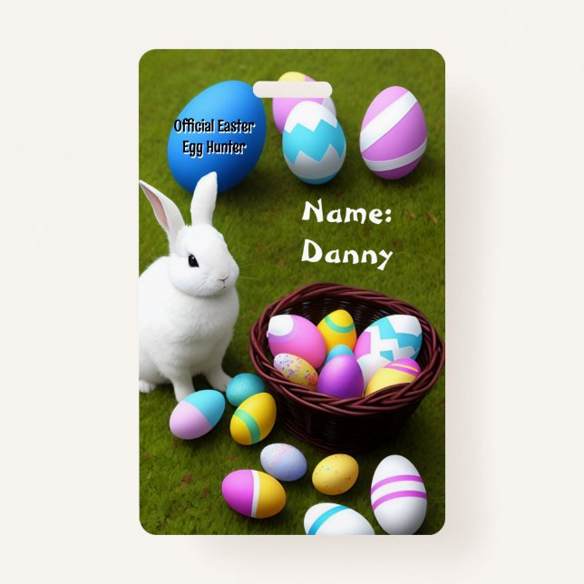 Easter Egg Hunter ID Badge (Front)