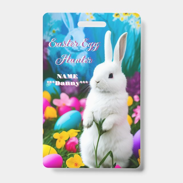 Easter Egg Hunter ID Badge (Front)