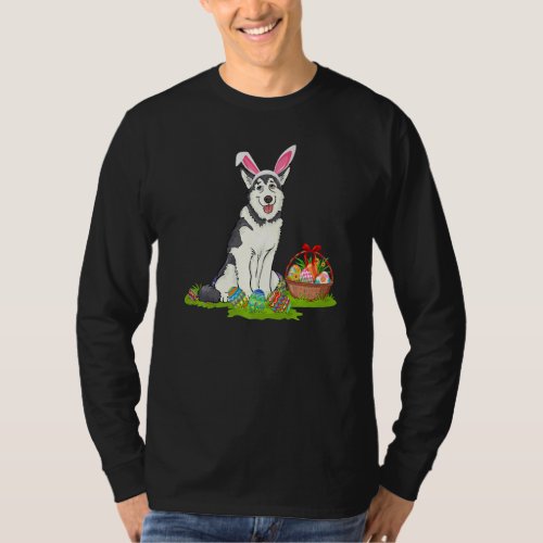 Easter Egg Hunting Bunny Labrador Retriever Dog Ea T_Shirt