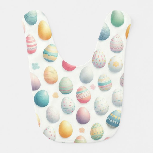 Easter Egg Hunts Baby Bib (Front)