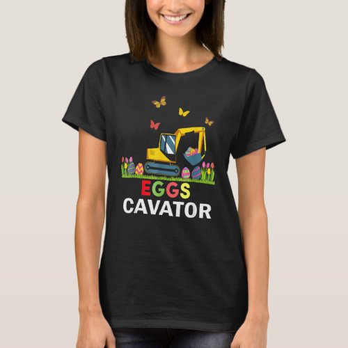 Easter Egg Hunts For Kids Toddlers Eggs Cavator T_Shirt