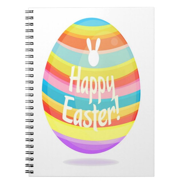 Easter Egg Illustration Notebook (Front)
