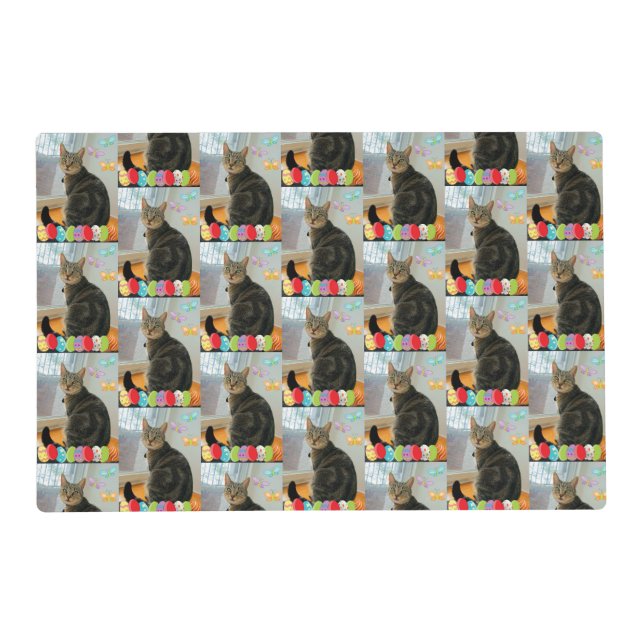 Easter Egg Indigo Placemat (Front)