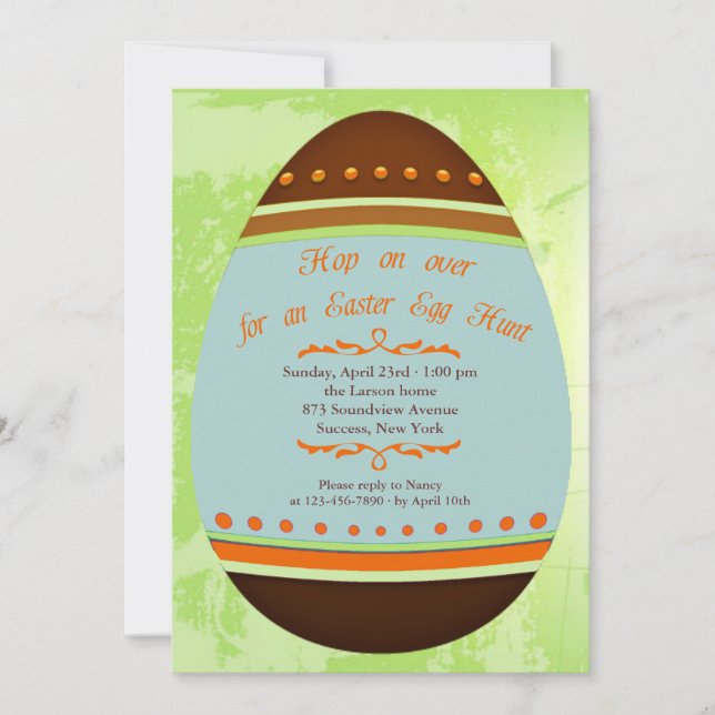 Easter Egg Invitation (Front)