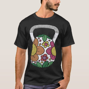 Easter Egg Kettlebell Cute Fitness Gym Workout Exe T-Shirt