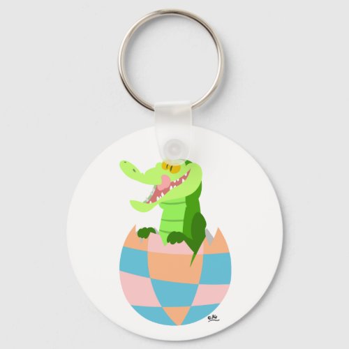 Easter egg keychain