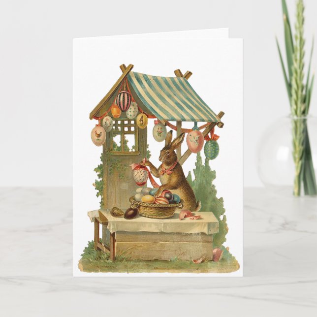 Easter Egg Market Blank Greeting Card (Front)