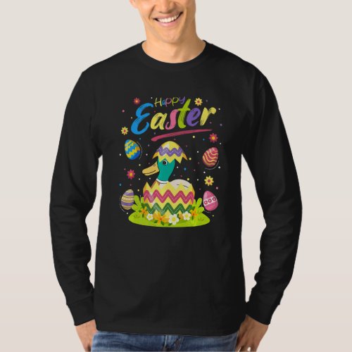Easter Egg  Muscovy Duck Bird Happy Easter T_Shirt