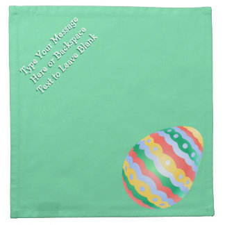 Easter Egg Napkins Personalized Easter Napkins