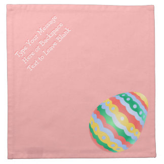 Easter Egg Napkins Personalized Easter Napkins