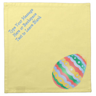 Easter Egg Napkins Personalized Easter Napkins