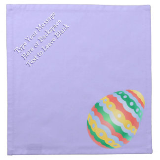 Easter Egg Napkins Personalized Easter Napkins