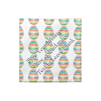 Easter Egg Napkins Personalized Easter Napkins