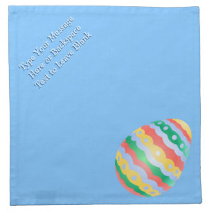 Easter Egg Napkins Personalized Easter Napkins