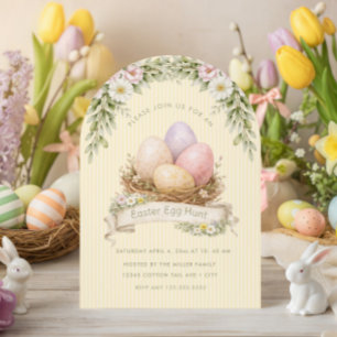 Easter Egg Nest   Easter Egg Hunt Invitation
