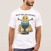 Easter Egg Paint Coloring Humor T-Shirt (Front)