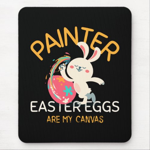 Easter egg painter  mouse pad