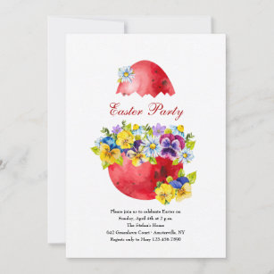 Easter Egg Party Invitation