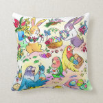Easter egg party pillow