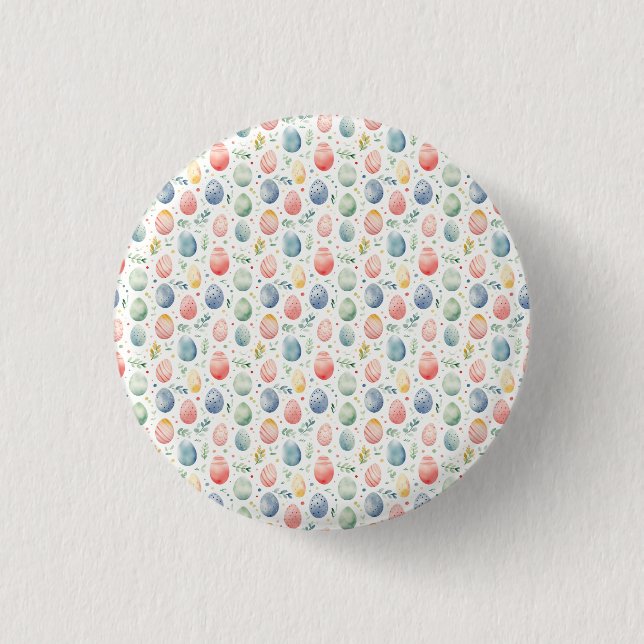 Easter Egg Pastel Serenade Button (Front)
