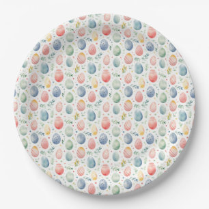 Easter Egg Pastel Serenade Paper Plates