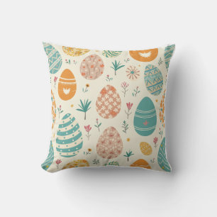 easter egg pattern cushion pillow