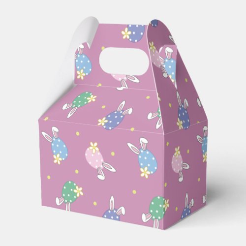 Easter Egg Pattern Favor Box _ Pink