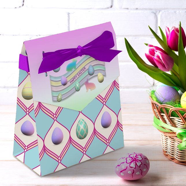 Easter Egg Pattern Favor Boxes (Creator Uploaded)