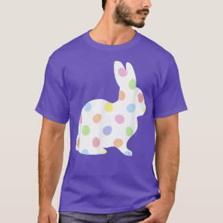 Easter Egg Polka Dot Bunny Rabbit  T-Shirt